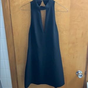 NWTblack plunge neckline dress